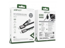 Кабель USB ACEFAST C13-04 2в1 USB-A/USB-C - Type-C черный 1м