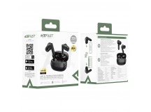 Наушники Bluetooth ACEFAST W8, в кейсе, сенсорные, цвет черный