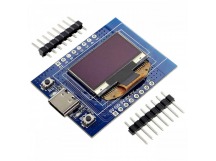 Платы отладочные NONAME ESP32-C3FH4 Отладочная платаWi-Fi/Bluetooth BLE 5 с OLED 0,96" белый SSD1315 (Type-C)