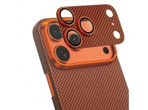 Защитное стекло камеры Keephone Kevlar Lens iPhone 17 Pro (Coral Orange Plain)
