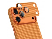 Защитное стекло камеры Keephone Kevlar Lens iPhone 17 Pro Max (Coral Orange Twill)