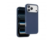 Чехол Keephone Leather Peekaboo MagSafe iPhone 17 Pro (Deep Blue)