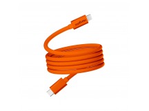 Кабель MangoTek MGCC14 (USB-C / USB-C) (240W) (1м) (Магнитный кабель) (Orange)