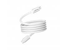 Кабель MangoTek MGCC14 (USB-C / USB-C) (240W) (1м) (Магнитный кабель) (White)