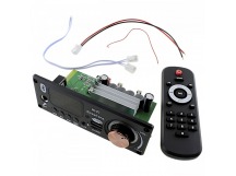 Модули аудио NONAME Модуль MP3 JQ-D161BT(USB/microSD)/Bluetooth/FM/AUX/MIC с пультом и УНЧ 2x80Вт Uпит=12В