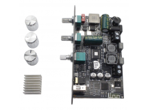 Модули аудио Wuzhi Audio TPA3116D2+AK24BP27485-51C8 МодульZK-1001U УНЧ D-класса 1x100Вт 4 Ом Uпит=9-24В, MP3 с приемникомBluetooth 5.0, AUX и регулировкой громкости/тембра