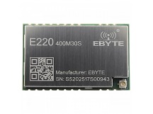 Модули беспроводные, радио EBYTE LLCC68 Модуль E220-400M30Sцифрового трансивера LoRa с SPI интерфейсом F=410-493МГц U=5В30dBm IPEX-J (1Вт)