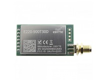 Модули беспроводные, радио EBYTE LLCC68 Модуль E220-900T30Dцифрового трансивера LoRa с UART интерфейсом F=850-930МГц U=5В30dBm SMA-K (1Вт)