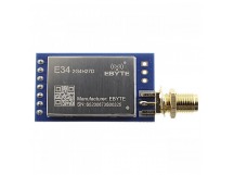 Модули беспроводные, радио EBYTE nRF24L01 Модуль E34-2G4H27Dцифрового трансивера с UART интерфейсом F=2,4-2,518ГГц U=5В 27dBmSMA-K (0,5мВт)