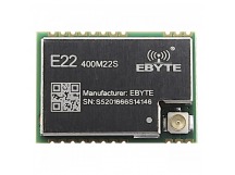 Модули беспроводные, радио EBYTE SX1268 Модуль E22-400M22Sцифрового трансивера LoRa с SPI интерфейсом F=410-493МГц U=3,3В22dBm IPEX-J (160мВт)