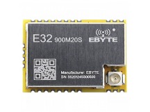 Модули беспроводные, радио EBYTE SX1276 Модуль E32-900M20Sцифрового трансивера LoRa с SPI интерфейсом F=850-931МГц U=5В20dBm IPEX-J (100мВт)