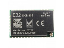 Модули беспроводные, радио EBYTE SX1276 Модуль E32-900M30Sцифрового трансивера LoRa с SPI интерфейсом F=850-931МГц U=5В30dBm IPEX-J (1Вт)