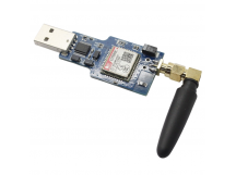 Модули беспроводные, радио NONAME SIM800С+CH340T МодульGSM+BT на плате с разъемом Micro SIM и вилкой USB тип A