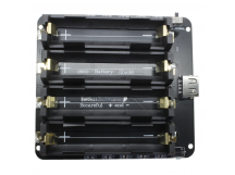 Модули зарядки NONAME Модуль зарядки Li-ion аккумуляторов 4x18650Uвх=5В Iзар=3А (Micro-USB) с функцией питания (USB тип A) Uвых=5ВImax=3А/Uвых=3В Imax=1А