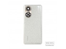 Задняя крышка Huawei Honor 50 (NTH-NX9) (Серебряный) (Со стеклом камеры) Premium