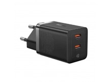 СЗУ Baseus GaN5 Pro (Быстрая зарядка) (USB C+ USB C) (40W EU) (Черный)
