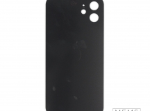 Задняя крышка (стекло) Узкий вырез iPhone 12 (Black)