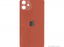 Задняя крышка (стекло) Узкий вырез iPhone 12 (Red)
