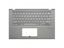Топ-панель Asus VivoBook R424D серебро с подсветкой