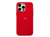 Чехол-накладка ORG SM002 экокожа SafeMag для "Apple iPhone 15 Pro Max" (red) (245556)