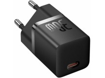 СЗУ Baseus GaN5 (Быстрая зарядка) (mini) (USB C) (30W EU) (Черный)