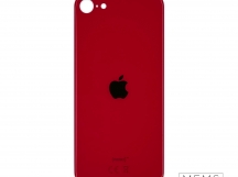 Задняя крышка (стекло) Широкий вырез iPhone SE 2020 (Red)