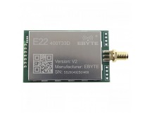 Модули беспроводные, радио EBYTE Модуль E22-400T33D цифровоготрансивера LoRa с UART интерфейсом F=410-493МГц U=5В 33dBmSMA-K (2Вт)