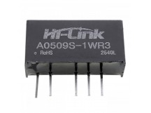 Модули питания Hi-Link A0509S-1WR3 Модуль DC-DC преобразователь сгальванической развязкой Uвх=5В Uвых=±9В Pвых=1Вт
