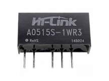 Модули питания Hi-Link A0515S-1WR3 Модуль DC-DC преобразователь сгальванической развязкой Uвх=5В Uвых=±15В Pвых=1Вт
