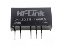 Модули питания Hi-Link A1203S-1WR3 Модуль DC-DC преобразователь сгальванической развязкой Uвх=12В Uвых=±3В Pвых=1Вт