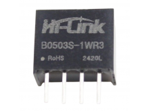 Модули питания Hi-Link B0503S-1WR3 Модуль DC-DC преобразователь сгальванической развязкой Uвх=5В Uвых=3,3В Pвых=1Вт