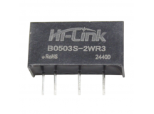 Модули питания Hi-Link B0503S-2WR3 Модуль DC-DC преобразователь сгальванической развязкой Uвх=5В Uвых=3,3В Pвых=2Вт