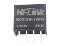 Модули питания Hi-Link B0512S-1WR3 Модуль DC-DC преобразователь сгальванической развязкой Uвх=5В Uвых=12В Pвых=1Вт