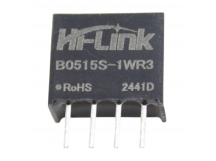 Модули питания Hi-Link B0515S-1WR3 Модуль DC-DC преобразователь сгальванической развязкой Uвх=5В Uвых=15В Pвых=1Вт