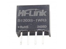 Модули питания Hi-Link B1203S-1WR3 Модуль DC-DC преобразователь сгальванической развязкой Uвх=12В Uвых=3,3В Pвых=1Вт