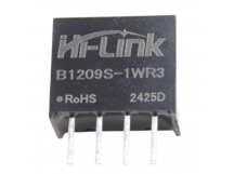 Модули питания Hi-Link B1209S-1WR3 Модуль DC-DC преобразователь сгальванической развязкой Uвх=12В Uвых=9В Pвых=1Вт