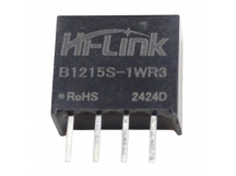 Модули питания Hi-Link B1215S-1WR3 Модуль DC-DC преобразователь сгальванической развязкой Uвх=12В Uвых=15В Pвых=1Вт