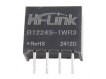 Модули питания Hi-Link B1224S-1WR3 Модуль DC-DC преобразователь сгальванической развязкой Uвх=12В Uвых=24В Pвых=1Вт