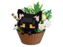 Конструктор - Кошечка в горшочке (black) (244637)