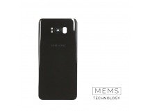 Задняя крышка Samsung Galaxy S8+ (G955F) (Черный) (Со стеклом камеры) Premium