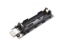Модули зарядки NONAME Модуль зарядки Li-ion аккумуляторов 1x18650Uвх=5В Iзар=1А (Micro-USB) с функцией питания (USB тип A) Uвых=5ВImax=4А/Uвых=3В Imax=1А