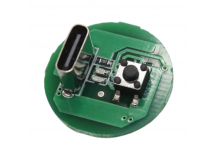 Модули зарядки NONAME Модуль питания LED фонарика 5-10Вт отэлемента 18650/26650 с Type-C для зарядки (20мм)