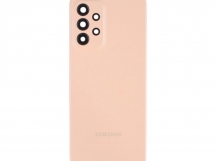 Задняя крышка Samsung Galaxy A33 5G (A336) (Персиковый) (Cо стеклом камеры)