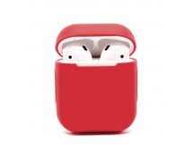 Чехол для APPLE Airpods 2 (силикон, матовый, гибискус)