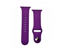 Ремешок для Apple Watch 42mm/44mm/45mm/49mm (силикон,пурпурный), размер S/M