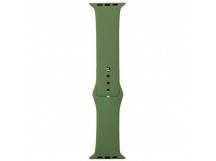 Ремешок для Apple Watch 38mm/40mm/41mm (силикон, оливковый),размер M/L