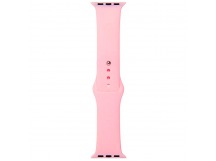 Ремешок для Apple Watch 38mm/40mm/41mm (силикон, розовый),размер S/M