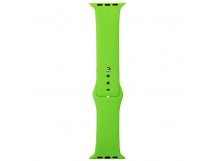 Ремешок для Apple Watch 38mm/40mm/41mm (силикон, салатовый),размер M/L