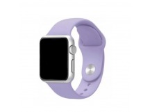 Ремешок для Apple Watch 38mm/40mm/41mm (силикон, сиреневый),размер M/L