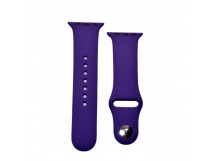 Ремешок для Apple Watch 38mm/40mm/41mm (силикон, фиолетовый),размер S/M